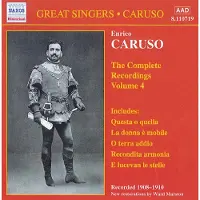 OUTHERE Enrico Caruso - Complete Recordings 4 (CD)