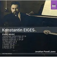 OUTHERE Jonathan Powell - Eiges: Piano Music (CD)