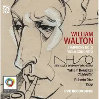 OUTHERE New Haven Symphony Orchestra, William Boughton - Walton: Symphony No. 2 | Viola Concerto (CD)