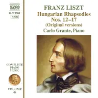 OUTHERE Carlo Grante - Liszt: Hungarian Rhapsodies N 12-17 (Original Versions) (CD)