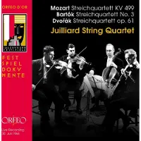 OUTHERE Juilliard String Quartet - Streichquartett KV 499 | Streichquartett No. 3 | Streichquartett Op. 61 (CD) (Remastered)