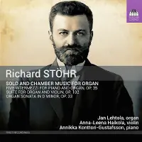 OUTHERE Jan Lehtola, Anna-Leena Haikola, Annikka Konttori-Gustafsson - Richard Stöhr: Solo and chamber Music For organ (CD)