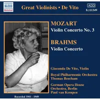 OUTHERE Gioconda De Vito - Violin Concerto No. 3 | Violin Concerto | Great Violinists • De Vito (CD)