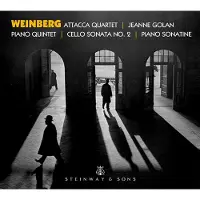 OUTHERE Andrew Yee, Jeanne Golan, Attacca Quartet - Weinberg: Piano Quintet |Cello Sonata No. 2 | Piano Sonatine (CD)