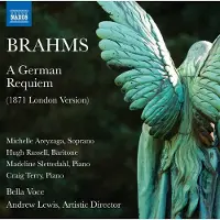 OUTHERE Michelle Areyzaga, Hugh Russell, Madeline Slettedahl, Bella Voce, Andrew Lewis - Brahms: A German Requiem (1871 London Version) (CD)