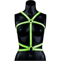 Ouch! Glow in the Dark Full Body Harnas - Dames Model