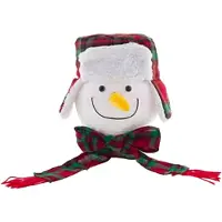 Espa Dansende Sneeuwman 25 cm met licht, geluid en beweging - Feestdecoratievoorwerp - Kerstmis