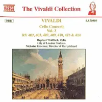 OUTHERE Raphael Wallfisch, City Of London Sinfonia, Nicholas Kraemer - Vivaldi: Cello Concertos Vol. 3 (CD)