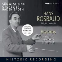 OUTHERE Walter Giezeling, Géza Anda, Südwestfunk-Orchester Baden-Baden, Hans Rosbaud - Brahms: Symphonies Nos. 1-4 - Serenades Nos. 1 & 2 - Piano Concerto Nos. 1 & 2 (6 CD)