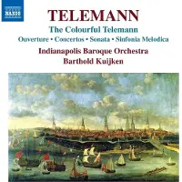 OUTHERE Indianapolis Baroque Orchestra, Barthold Kuijken - The Colorful Telemann (CD)
