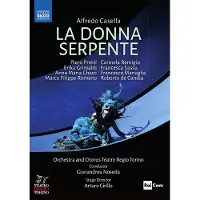 OUTHERE Arturo Cirillo, Orchestra And Chorus Teatro Regio Torino, Gianandrea Noseda - Casella: La Donna Serpente (DVD)