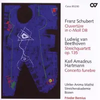 OUTHERE Ulrike-Anime Mathé, Streicherakademie Bozen - Schubert: Overture D8 | Beethoven: String Quartet Op.135 | Hartmann: Concerto Funebre (CD)