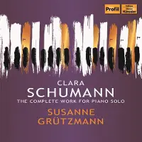 Cd Clara Schumann - Solo Piano Works