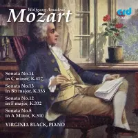 OUTHERE Virginia Black - Mozart: Sonatas No. 14. No. 13, No. 12 & No. 8 (CD)
