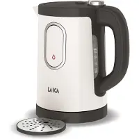 Laica Dubbele Flo, Waterkoker, Grijs, Wit