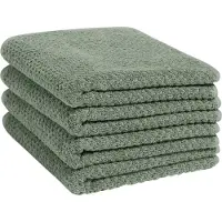 Yumeko Handdoek Katoen 50x100 Groen - Eco, Bio & Fairtrade