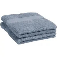 Yumeko Handdoek Katoen 50x100 Blauw - Eco, Bio & Fairtrade