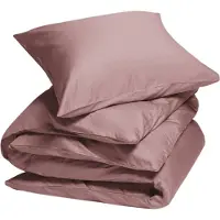 Yumeko Dekbedovertrek set Katoen Satijn 140x220 Roze - Eco, Bio & Fairtrade