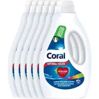 Coral - Vloeibaar Wasmiddel - Optimal Color - Gekleurde Was - 6 X 26 wasbeurten - Voordeelverpakking