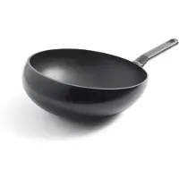 BK Wokarang wokpan 30cm - 4,3l - PFAS-vrij - Inductie wokpan - keramische antiaanbaklaag - ovenbestendig tot 160 graden - vaatwasserbestendig - RVS handvat - Aluminium