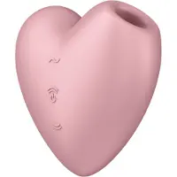 Satisfyer Cutie Heart - luchtdruk clitorisstimulator vibrator - oplaadbaar