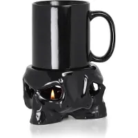 Alchemy England - Gothic Kop - Mok met mokwarmer Schedel - voor Geen - zwart | Maat Standard