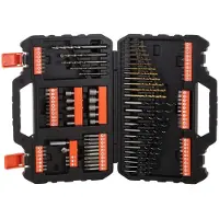 Black & Decker A7200-XJ - Boor- en Bitset - 109-delig - Titaniumgecoate HSS