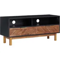 vidaXL Tv-meubel 100x35x45 cm massief acaciahout en MDF