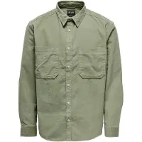 Only & Sons Overhemd 'ONSAlp' olijfgroen