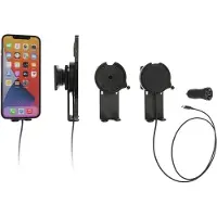 Brodit Houder met MagSafe + houder/autolader, Smartphonehouder, Zwart