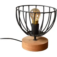LivingFurn Tafellamp Thyrza Zwart