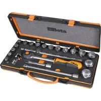 Beta 920A/C17MR Dopsleutelset | Assortiment | 1/2 Inch 6-Kant | 22-Dlg - 009200937