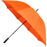 Impliva golfparaplu 100 x 130 cm polyester/aluminium oranje