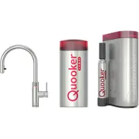 Quooker Flex met COMBI+ boiler en CUBE reservoir 5-in-1 kokendwaterkraan RVS