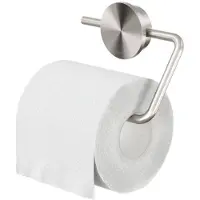 Geesa Opal toiletrolhouder zonder klep 13,8x1,9x11,3cm geborsteld RVS