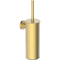 Saqu Nemo toiletborstel met houder 9,2x12x35,2cm geborsteld messing