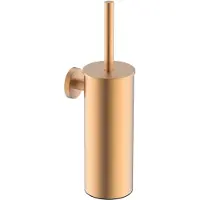 Saqu Nemo toiletborstel met houder 9,2x12x35,2cm geborsteld brons koper
