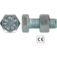 Bahco PGB-FASTENERS | SB-bout CE 8.8 EN15048-1 M18x40 Zn | 25 st F15048801018000403