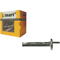 Kirchhoff Radiator Fitting - Vernikkeld - Haaks Doorloop - 1/2" - Afsluitbaar
