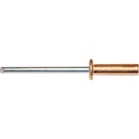 Pgb-Europe PGB-FASTENERS | Blindklinknagel DIN 7337A Ø 4,00x14 Cu/St | 500 st 07337AR07004000143