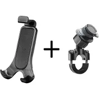 Lampa Titan Opti U Type Pro stuurbevestiging met universele telefoonhouder