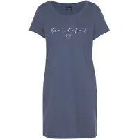 Vivance Nachthemd 'Dreams' blauw / wit