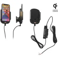 Brodit houder geschikt voor Apple iPhone 12 Mini Qi Wireless Actieve houder met vaste voeding