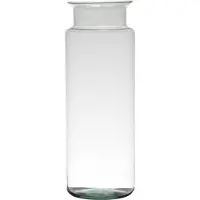 Hakbijl Glass Bloemenvaas van glas 33 x 12 cm - Vazen
