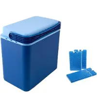 Cosy & Trendy Koelbox donkerblauw 24 liter 39 x 25 x 40 cm incl. 4 koelelementen - Koelboxen