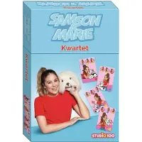 Studio 100 Kwartetspel Samson & Marie Junior Karton Blauw/rood