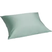 Yumeko Kussensloop Katoen Satijn 50x60 Groen - Eco, Bio & Fairtrade