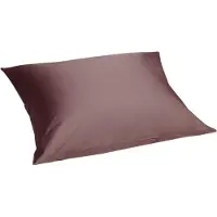 Yumeko Kussensloop Katoen Satijn 60x70 Bruin - Eco, Bio & Fairtrade