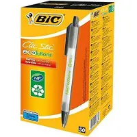 BIC Pen Clic Stic Zwart 50 Stuks