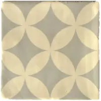 Terre d'Azur Madelaine Decor 5 wandtegel 13x13cm creme - 30 stuks per doos